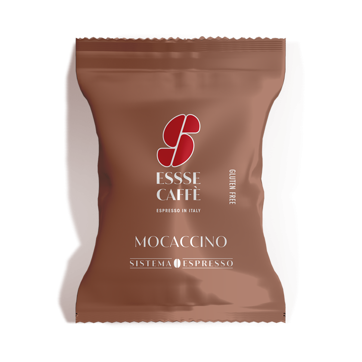 Mocaccino un café con leche y coco. Sin gluten. Cápsulas café italiano | Cápsulas café espresso | Esecafe