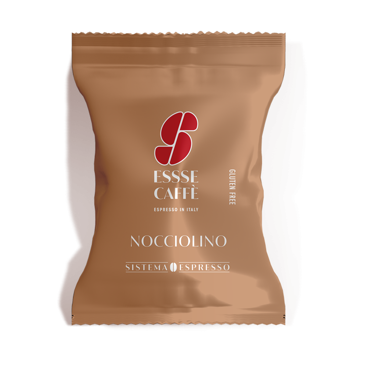 Nocciolino en un café con sabor a avellana. Sin gluten. Cápsulas café italiano | Cápsulas café espresso | Esecafe